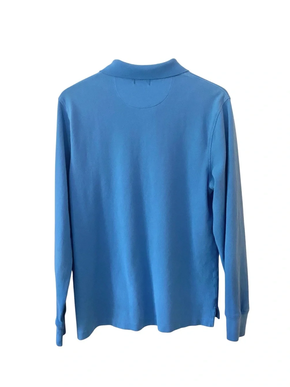 J. Crew Oarsman Long Sleeve 100% Cotton Piqué Polo Shirt Classic Preppy Sz M